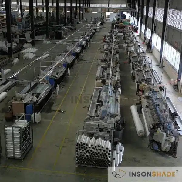 Insect netting production line