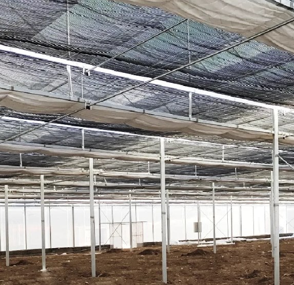 Shade netting structure