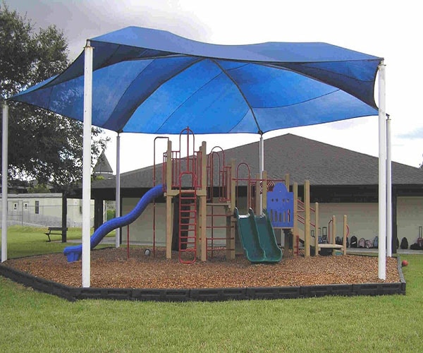 Blue Shade Cloth for Outdoor Playground