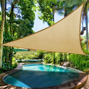 The feature image of a canvas shade sail
