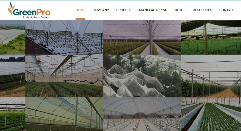 Agricultural Shade Cloth Suppliers India - GreenPro