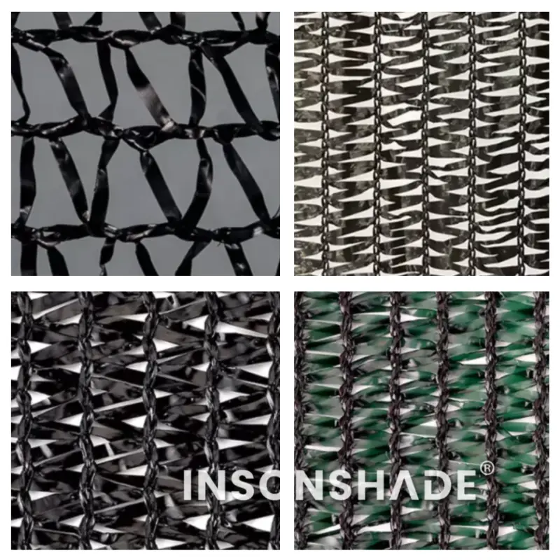 Agricultural shade fabric samples