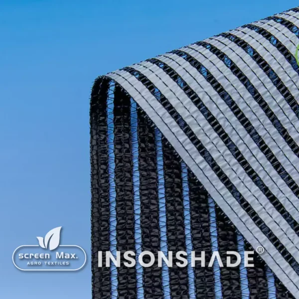 65% Black & White Shade Curtain for Greenhouse - B/W65