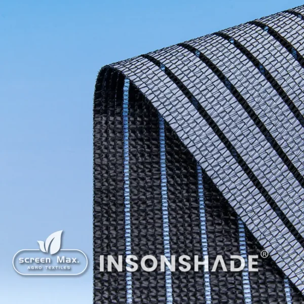 85% Black & White Shade Curtain for Greenhouse - B/W85