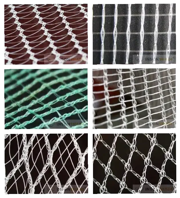 6 types of hail netting provided by INSONSHADE