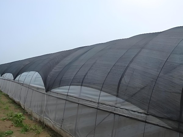Externally hung shade net