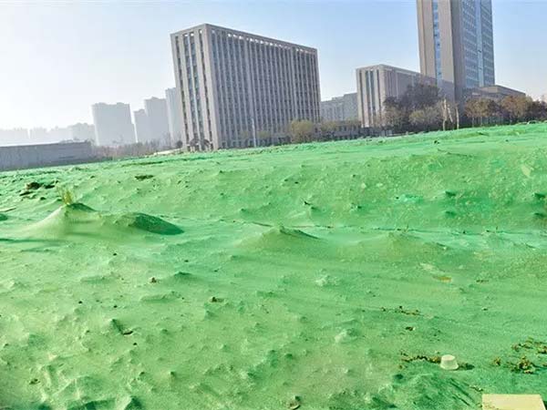 Construction dust control netting