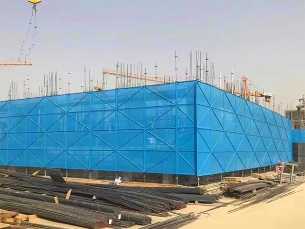 Construction shade/wrap netting